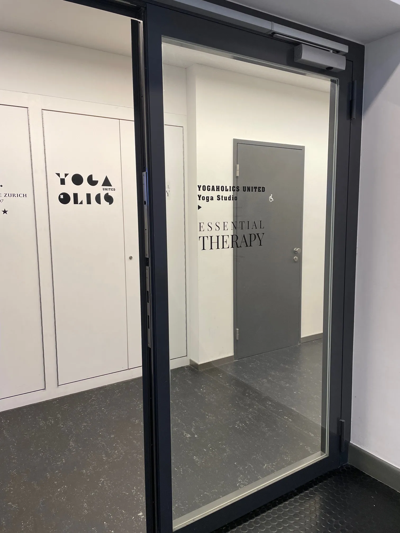 Entrance door of the practice
