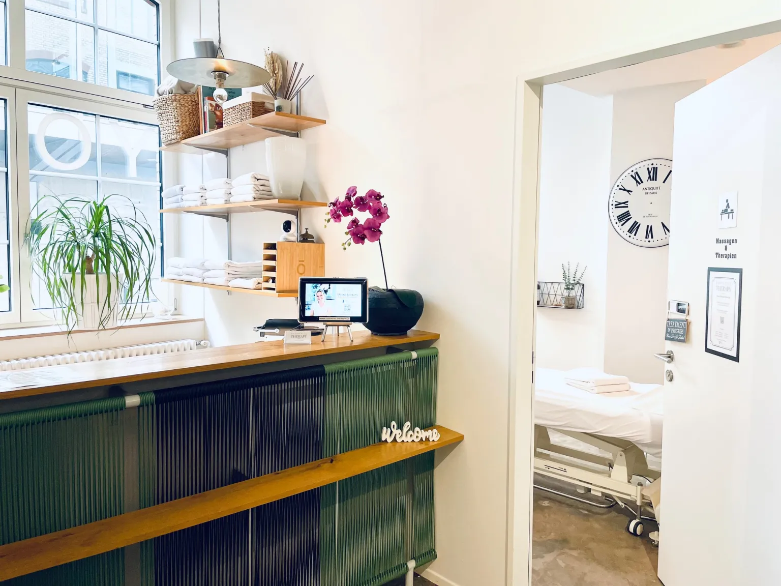 Treatment room at Essential Therapy